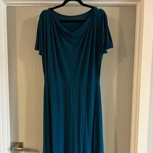 Encircled The Evolve Slip Dress - Teal L